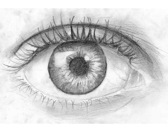 Глаза ребенка рисунок карандашом