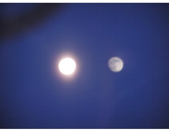 Фото луны и марса
